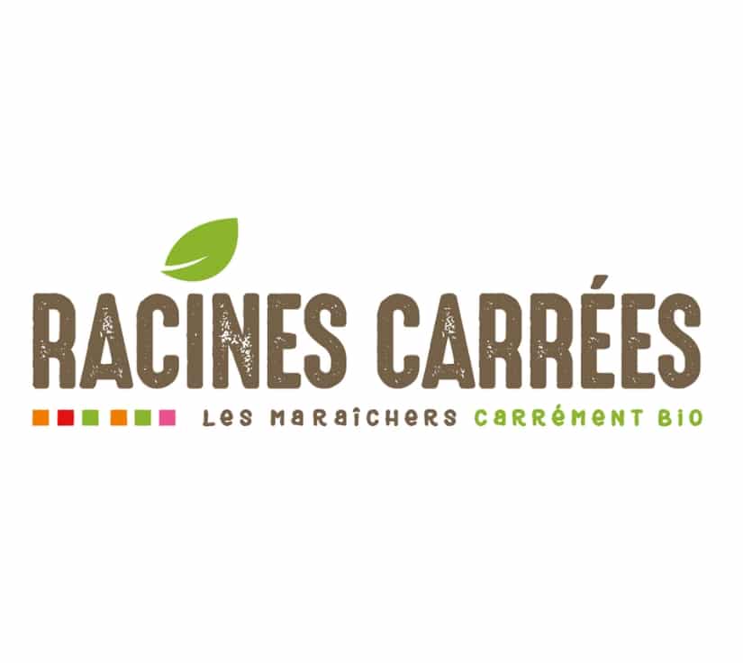 logo racines carrées : maraichers bio